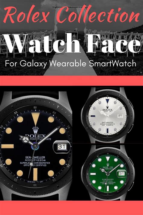 watch face rolex samsung|rolex watch face for smartwatch.